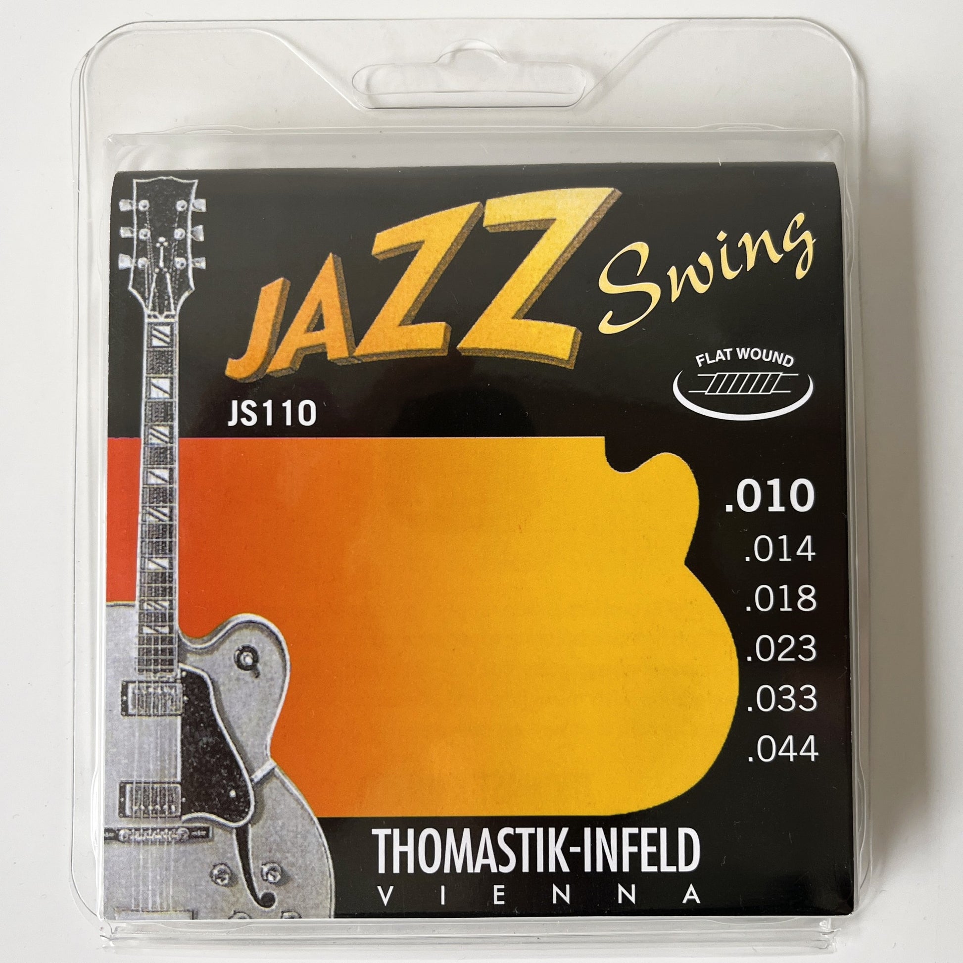 thomastik infeld jazz swing flatwound electric guitar strings 10-44