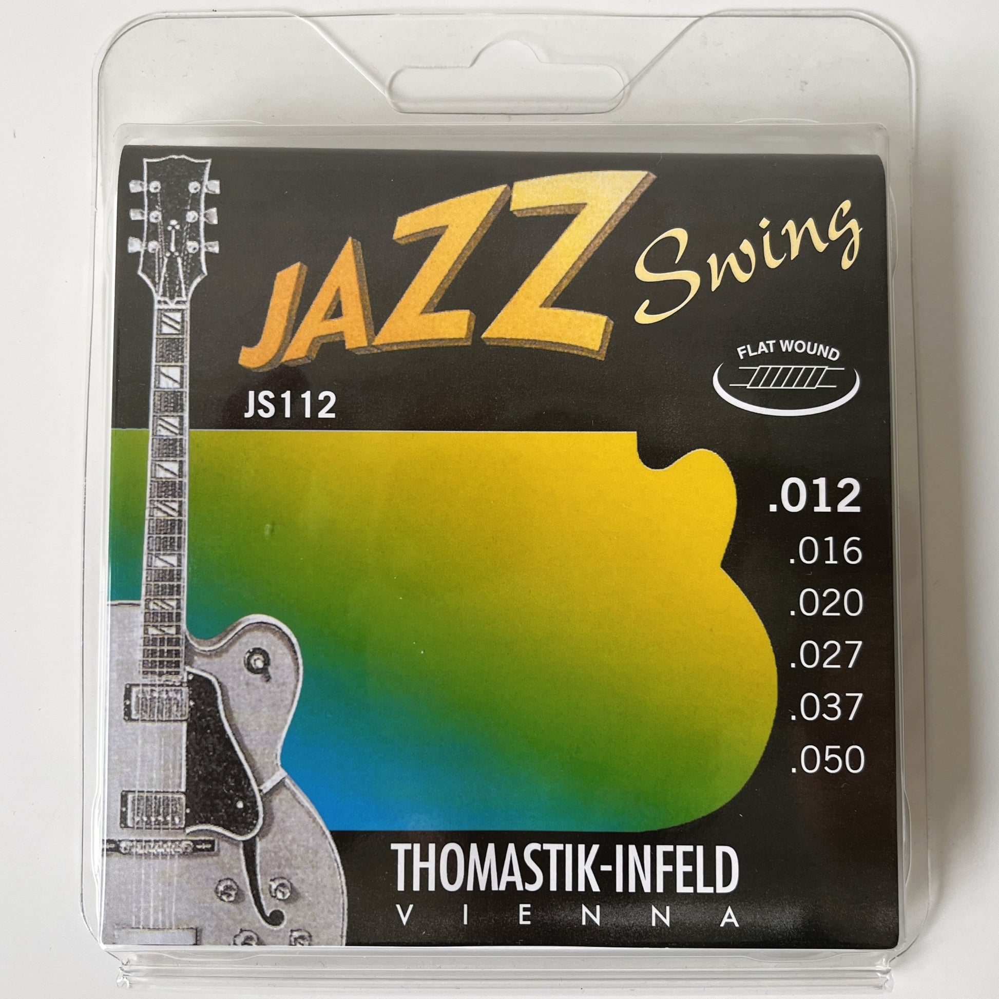 thomastik infeld jazz swing flatwound electric guitar strings 12-50